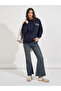 Oversized Longline  Slogan Hoodie - 2