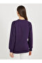 Regular Fit Longline Slogan Sweatshirt - 4