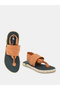 T-Strap Slingback Flat Sandals - 4