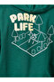 Oversized Front & Back Outdoor Puff Print Terry Hoodie - 5