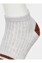 Set of 5 - Striped Detail Crew Socks - 3