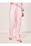 Contrast Piping Detail Longline Shirt and Pyjama Set - 6