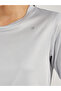 Logo Detail Long Sleeves Basic Top - 5
