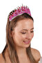 Special Princess Crown for Brides Bridal Costume Crown Special for Nights Fuchsia - 3