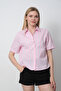 Cotton Short Sleeve Striped Shirt