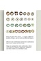 MULTI 30 piece Bohemian retro acrylic resin ring combination set for women with personalized halo dy - 3
