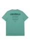 Men's Green Colored Pickleball Detailed Comfort T-Shirt - 7