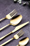 Mango Kitchen Helen Gold Steel Stainless 6 Person 36 Piece Cutlery Set 18/10 304 - 4
