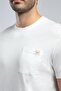 Vincent Men's 100% Cotton O-Neck T-Shirt Ecru - 4