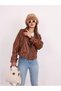 Women's Oversize Leather Jacket - 2