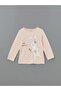 Crew Neck Printed Baby Girl Pajamas Set 2 Pieces - 2