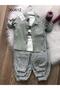 Boys Striped Pants Shirt T-Shirt Stylish Suits - 2