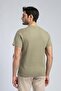 Conroy Men's 100% Cotton O-Neck T-Shirt Khaki - 3