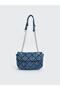 Blue Diamond Patterned Women's Shoulder Bag (S4) - 6