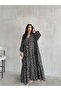 Viscose Patterned Hijab Dress