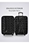 حقيبة أمتعة ماتريكس متوسطة الحجم مقاس 24 بوصة مصنوعة من مادة ABS الصلبة مع 8 عجلات دوارة وقفل - 5