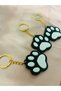 Cute Black-And-White Keychain Bag Ornament with Party
