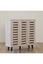 Jax 3-door Shoe Cabinet - Sonoma Oak L90xw32xh91cm - 3