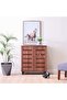 Ricky 14-Pair Shoe Cabinet - Teak L75xW32xH86cm