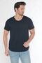 Men's Wide Neck 100% Cotton Loose T-Shirt - 2