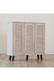 Alfa 3-Door Shoe Cabinet - Sonoma Oak L90Xw32Xh91Cm - 2