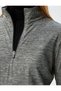 5Wak10029Nk Grm Gray Melange Women's Elastane Outdoor Sweatshirt - 5