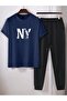 Unisex New York Printed Tracksuit Set