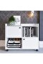 Lairon 2-door Cabinet - White L90xw35xh75cm
