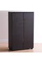 Bill 2 Door Shoe Cabinet 22 pairs - Wenge/Oak L73xW37xH119cm - 4