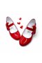 Orthopedic Heeled Evening Dress Girls' Shoes Glossy Series Abiayk2401 Patent Leather Red - 9