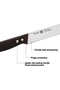 8'' Slicing Knife Ferdinand Series, with Sharp Blade and Sturdy Non Slip Handle - 2