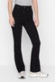 Leo Max Vanessa Black Spanish Leg Flare Women's Jeans