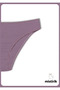 Taranto Model Ribbed Cotton Slip Flexible Comfortable Breathable Underpants Purple Color - 2