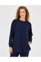 File Detaylı Basen Altı Sweatshirt - 3