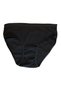 4 Pieces Women's Cotton Ribbed High Waist Bato Panties 2 Pieces Black, 2 Pieces Cream - 3