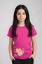 Smile Edge Printed Girl's Short Sleeve T-Shirt and Sweatpants Set - 2