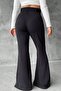 Plus Size Belted Crepe Trousers - 4