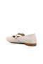 White Lightweight Belted Women's Ballerinas 354155   Z - 4