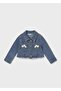 Baby Girl Ruffle Denim Jacket 1-3 Years Blue