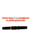 100% Genuine Leather, 4 cm Suede Black Women's Belt with Gold-Colored Buckle; Jeans, Sports Belt=Suede.70.Black - 8