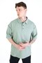 Kayruka Double Pike Fabric Men's Polo Neck T-Shirt with Stitching Detail, T-Shirt
