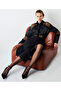 Velvet and Lace Detailed Mix Shirt