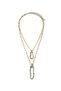 Double Color Metal Necklace Set