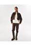 Leather Look Comfortable Cut Shirt - 2