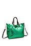 Shiny Textured Double Part Bag