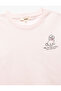Short Sleeve Printed Cotton Crew Neck Women's T-Shirt - 3
