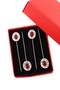 4-Pack of Burgundy Ruby ​​Stone Scarf Pins. The Pin of the Shawl. The Turban Pin. The Headscarf Needle. Pin for Scarf and Shawl.