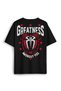 Black Oversize T-Shirt Greatness Roman Reigns Gym Sports Fitness Back Front Printed Unisex T-Shirt