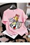 Children's Various Mixed Mix Printed Crew Neck Cotton T-Shirt