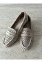 Ptn Song Women's Suede Perforated Ballerinas - 5